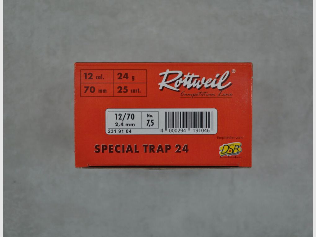 Rottweil Special Trap 24 12/70 2,4mm *1000 Stück*