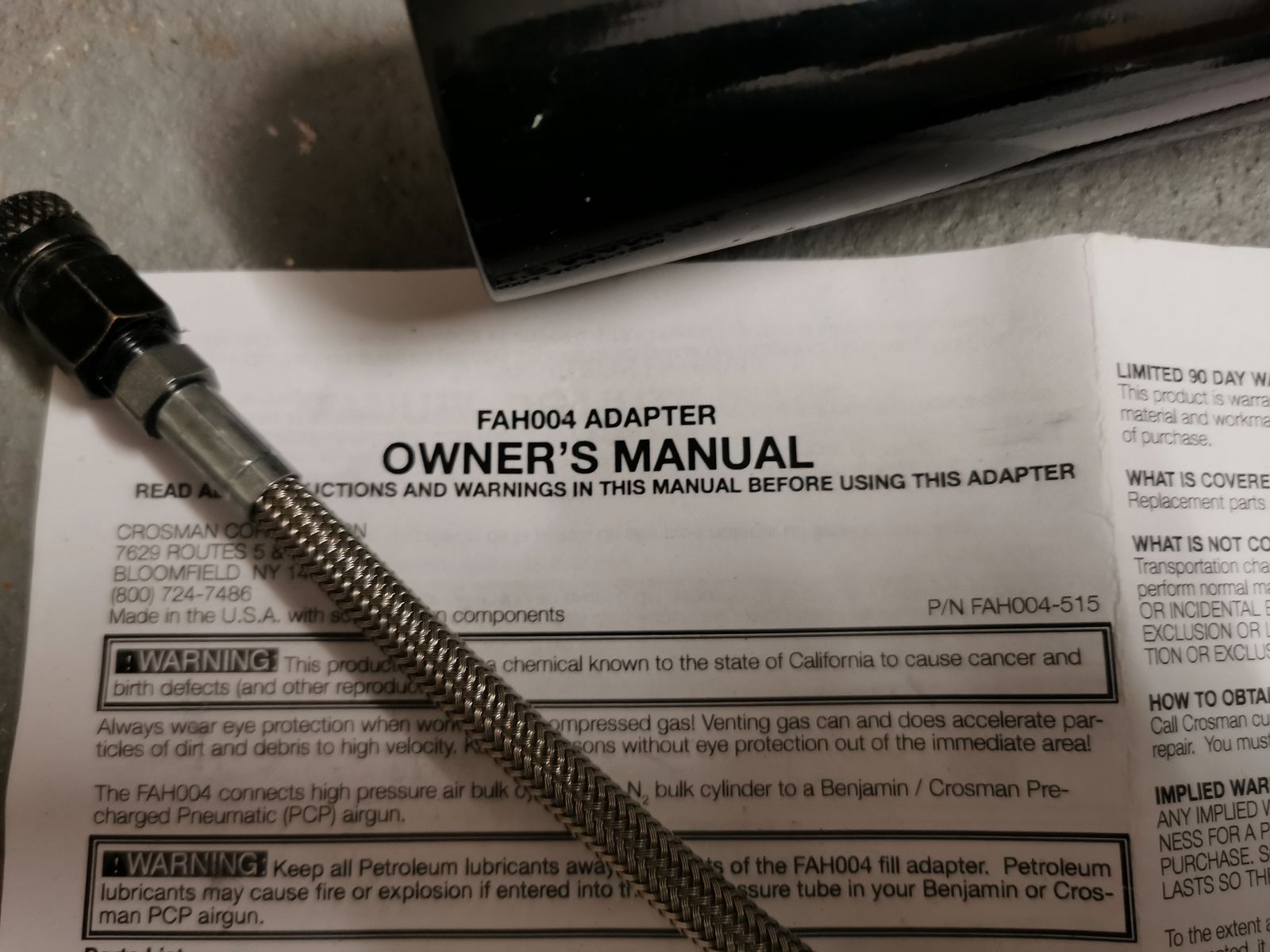 Steambow Bulldog 440 Excalibur Armbrust m. pneumatischem Spanner und viel Zubehör