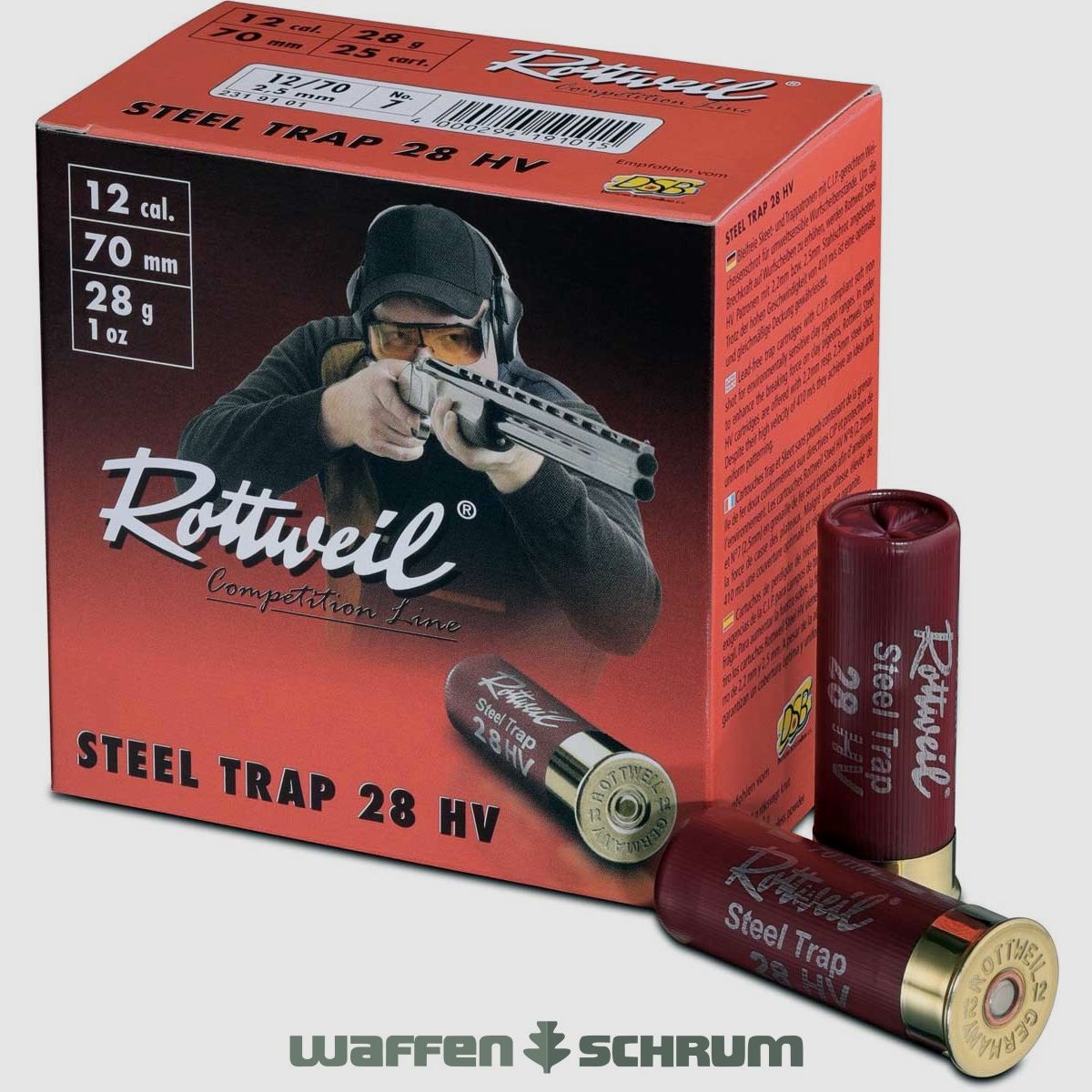 Rottweil Special Steel Trap 28 12/70 2,5 mm - 28 g