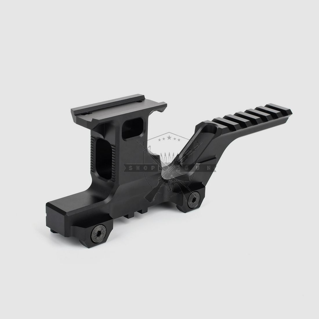 High mount for Red Dot and PEQ Box - Black [WADSN]
