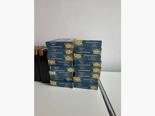 Caliber .50 BMG ammunition shot at €5.90