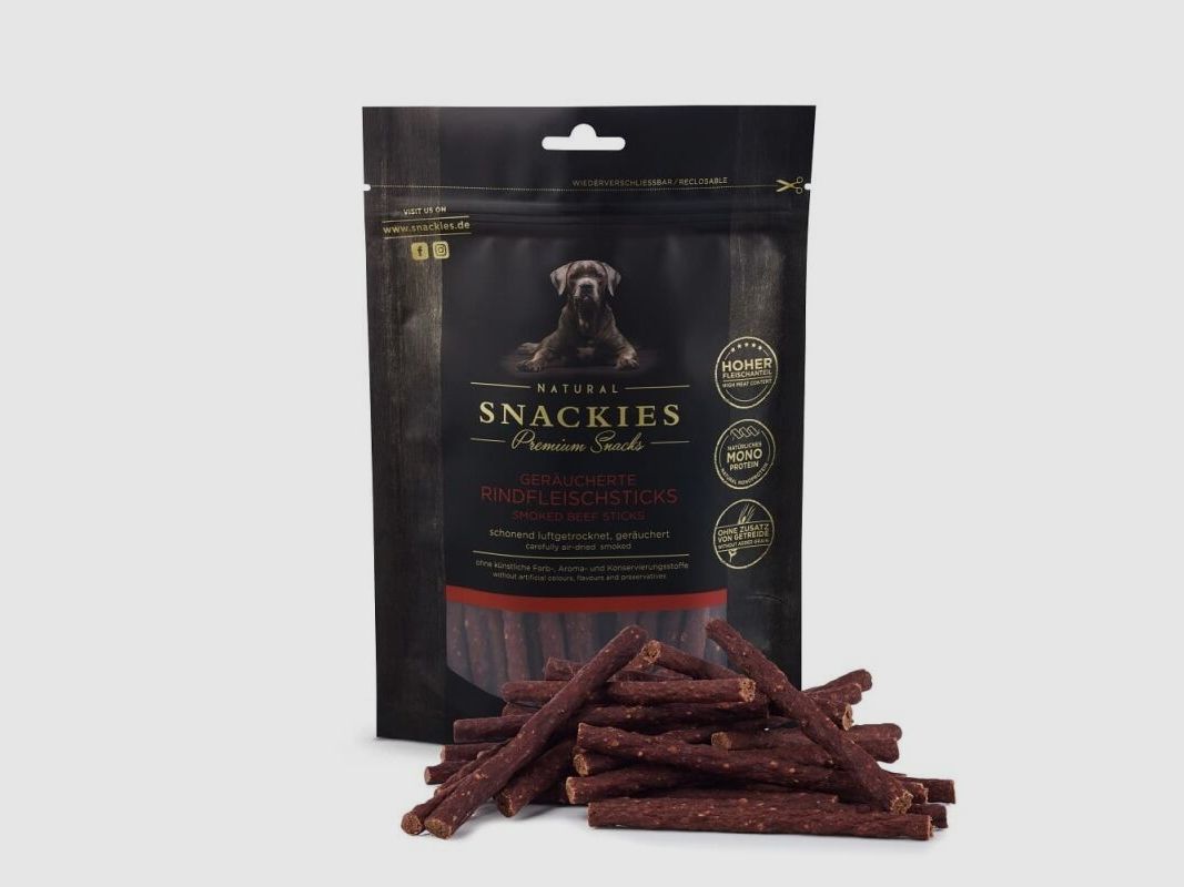 Snackies Hundesnack Geräuchert Rindfleisch-Stick, soft
