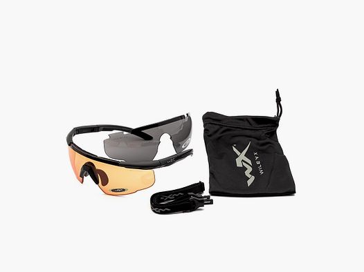 Wiley X Gafas de seguridad Sabre Advanced – Protectores grises y óxido claro