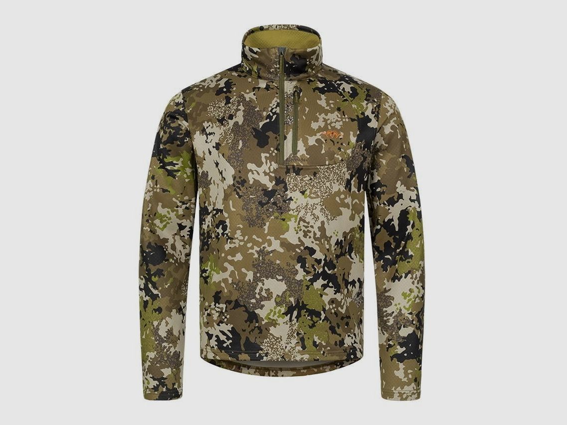 Blaser Drain Halfzip Shirt - HunTec Camouflage  3XL