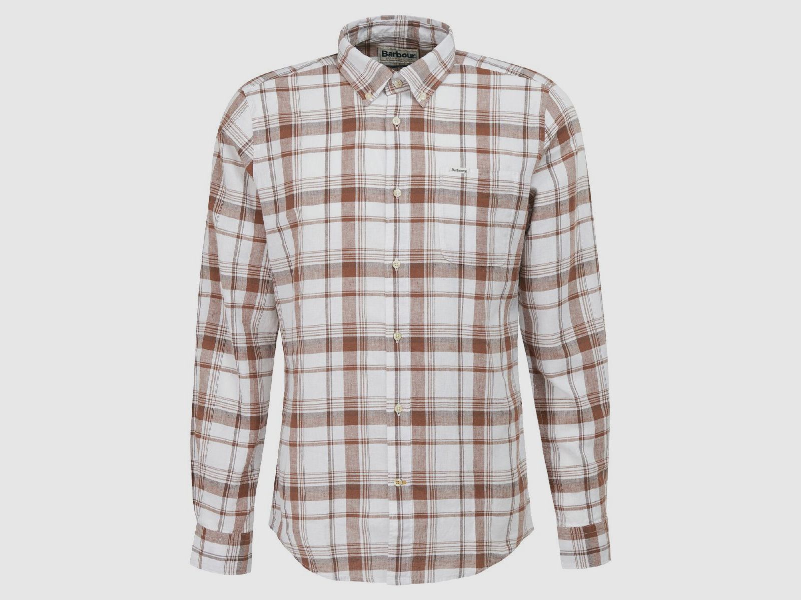 Barbour Hemd Ezra Tailored rust