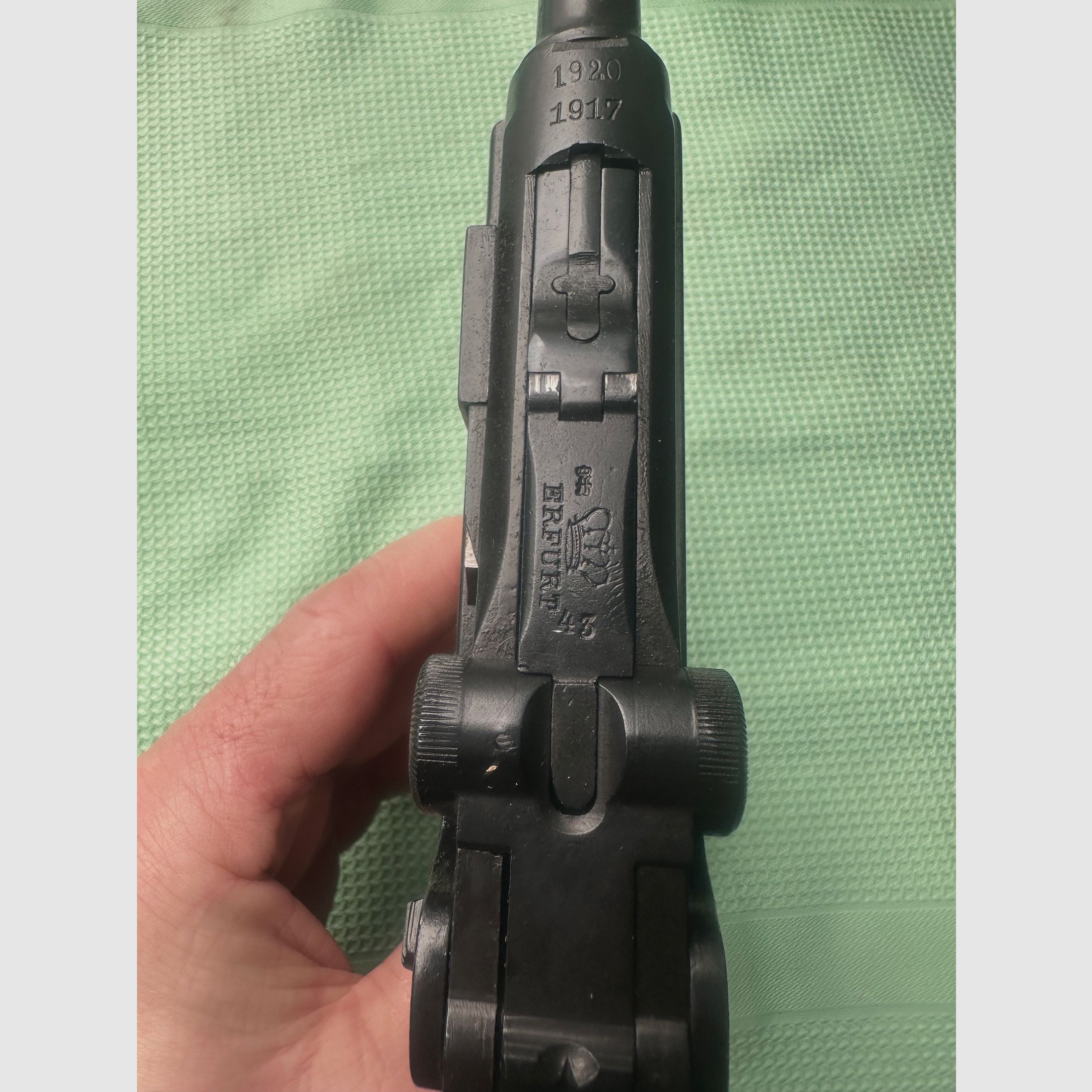 Pistool DWM 08 Erfurt Nummerngelijk 2643