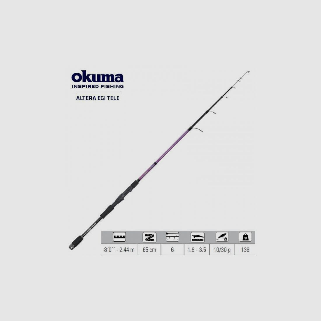 OKUMA ALTER EGI Rute 2,44 m, Bild 2 von 2
