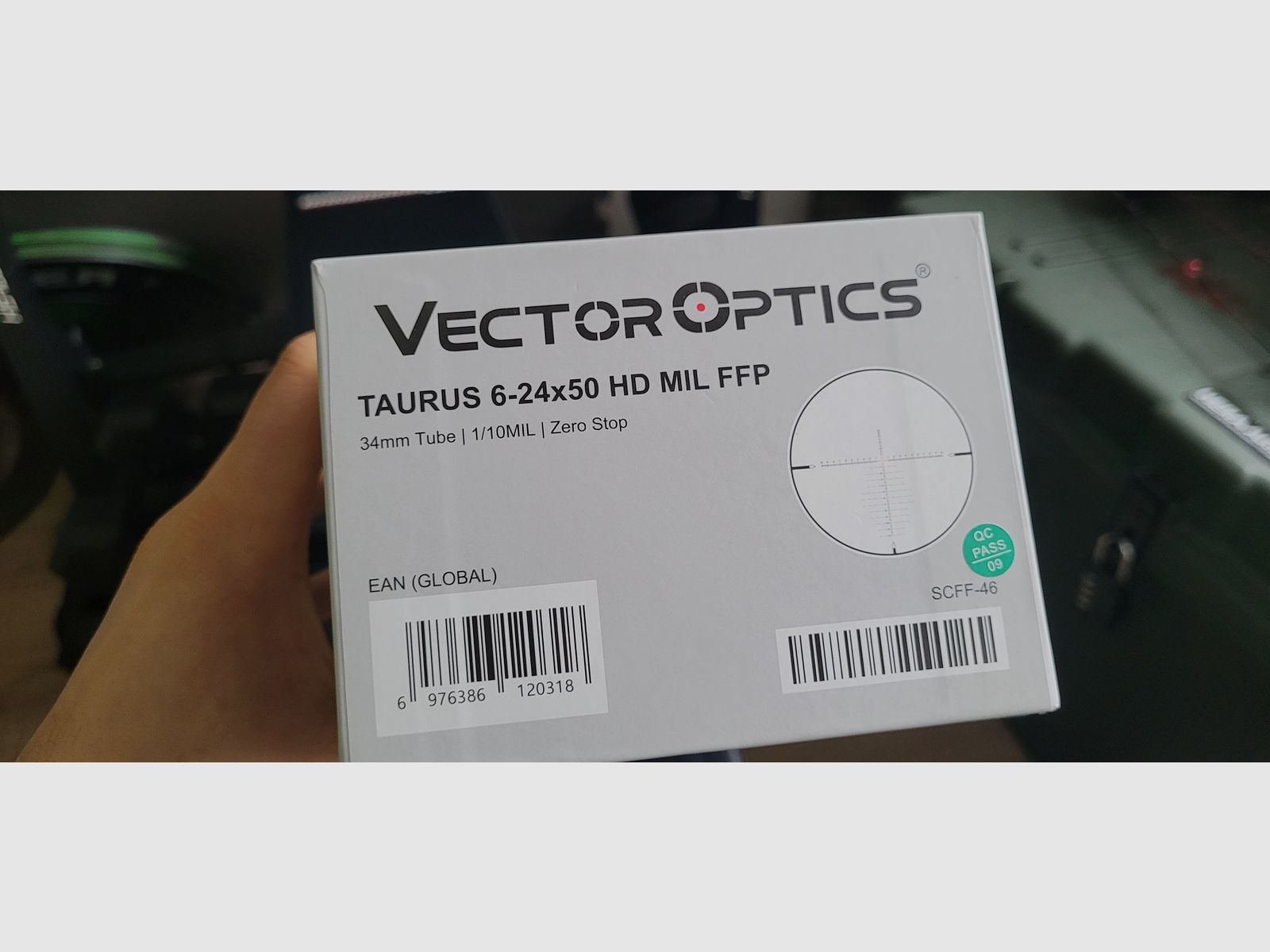 Vector Optics Tauron / Taurus - 6-24x50 HD MIL (34mm FFP - SCFF-46)