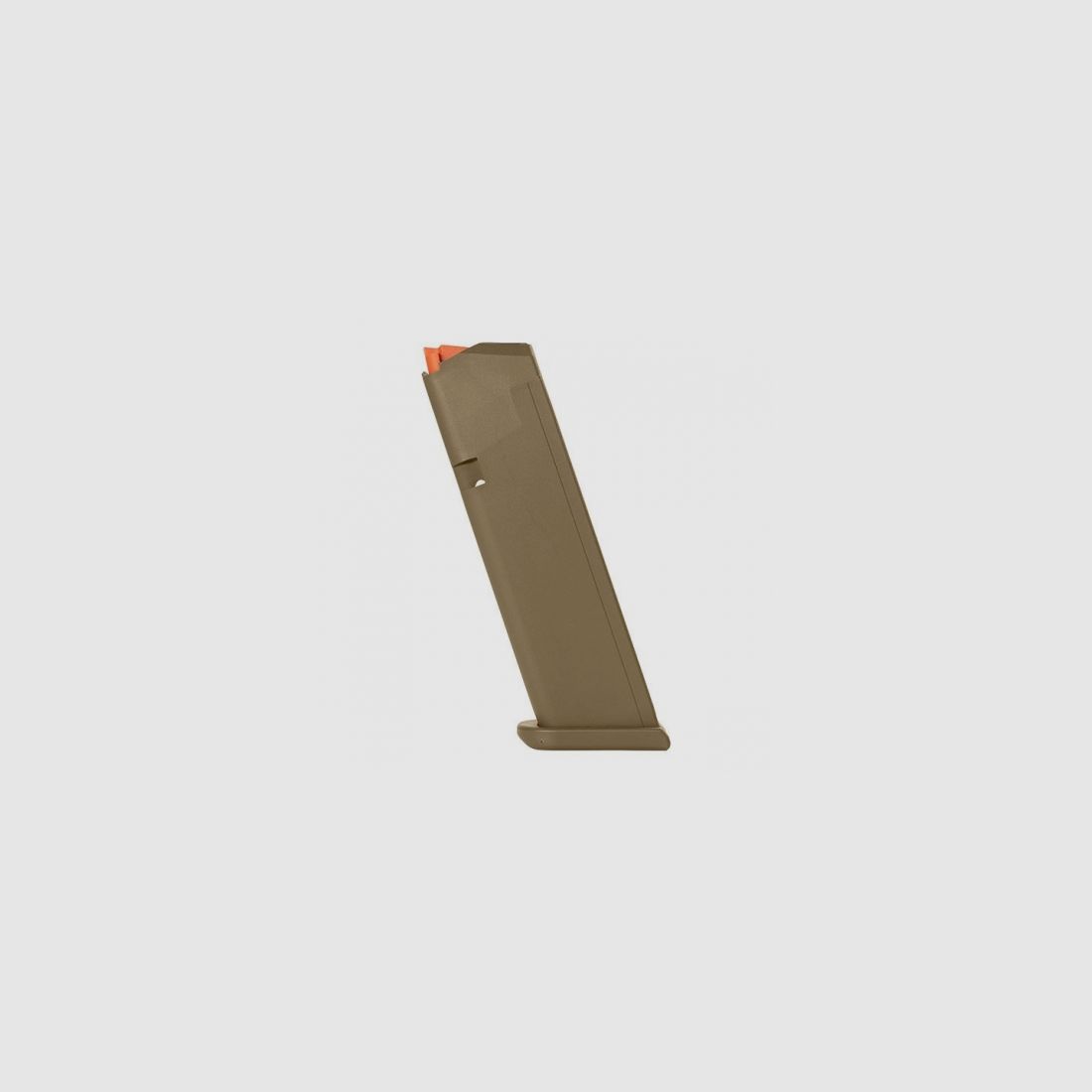 CHARGEUR GLOCK COYOTE 17-01 AVEC SUPPORT ORANGE 9x19, image 1 sur 4