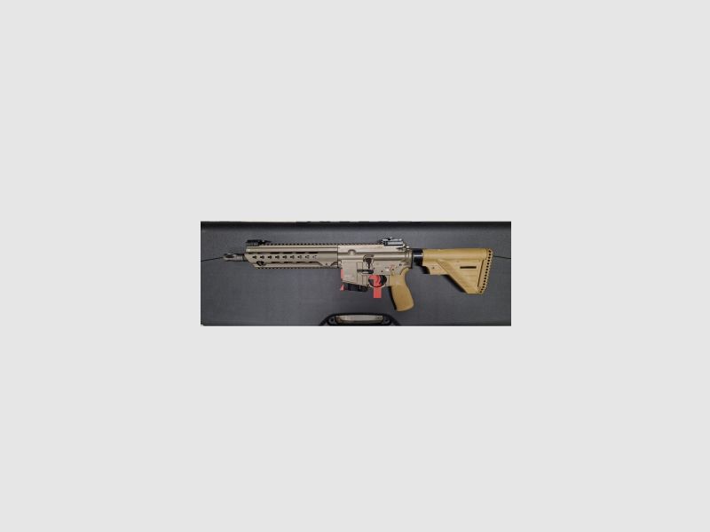 Heckler & Koch SLB MR223, A3-Version, Slim-Line HKey 11" Sandfarben