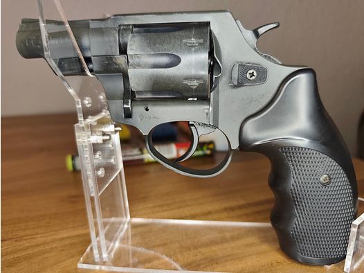 Röhm RG 89 PTB 451 revolver 9mm set di Silvestro 40x effetti pirotecnici + 50 colpi di munizioni