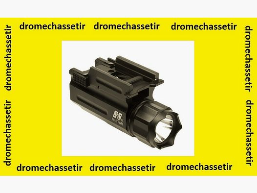 Lampe à Led tactique avec montage rapide sur rail 21mm