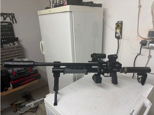 AEA Airgun Megalodon Kal. 5,0.  12,7mm Artikel in nieuwstaat