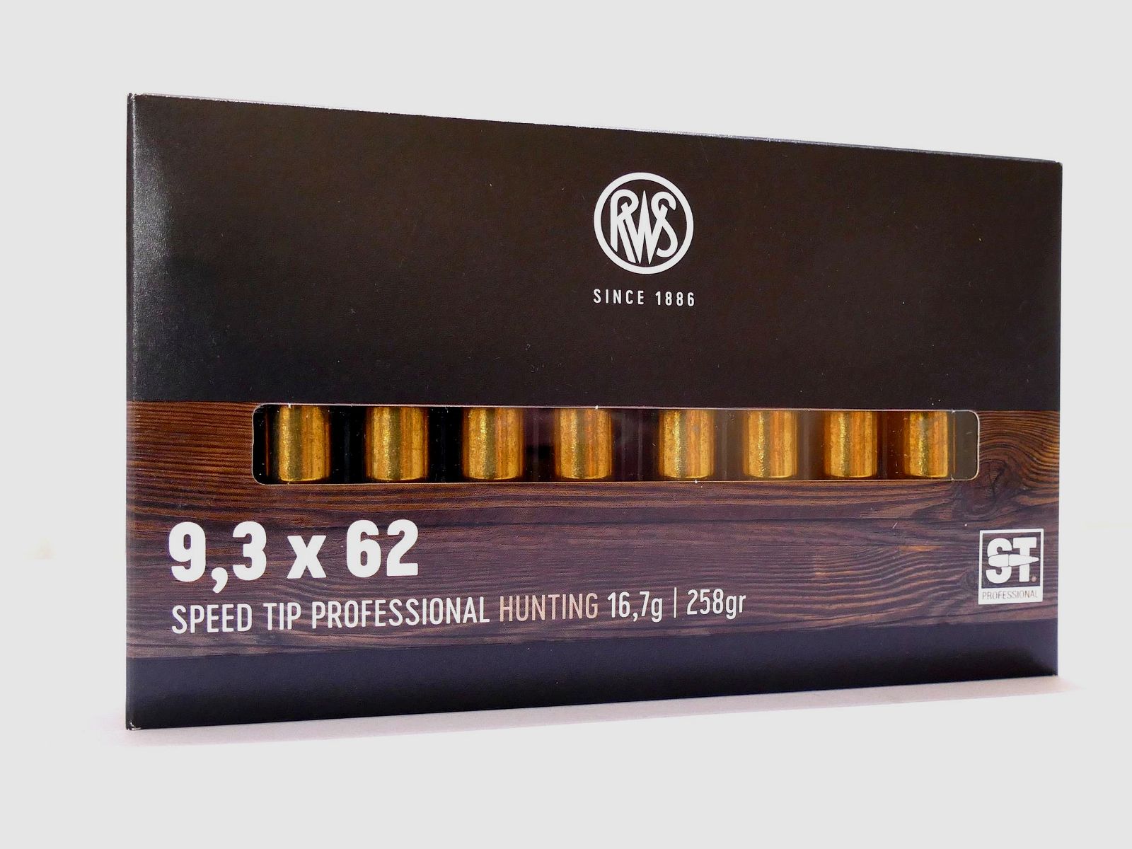 RWS 9.3X62 SpeedTip 16.7g/258grs Rifle Cartridges