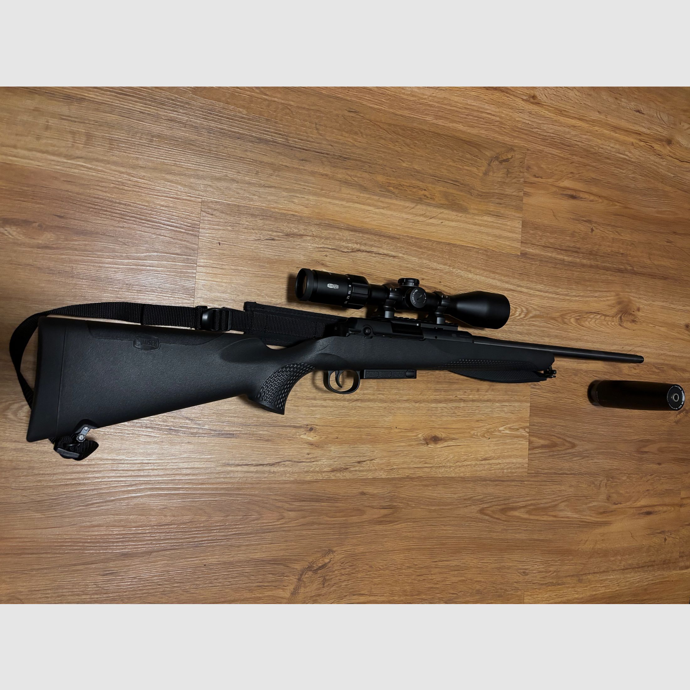 Mauser 25 estremamente 308 con ZF e silenziatore