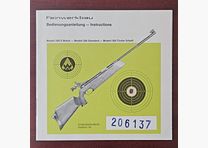 Oryginalna instrukcja obsługi Feinwerkbau Luftgewehr 300