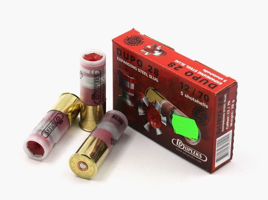 DDupleks DUPO 28, 12/70 slug, sans plomb, 28 g, 5 pcs.