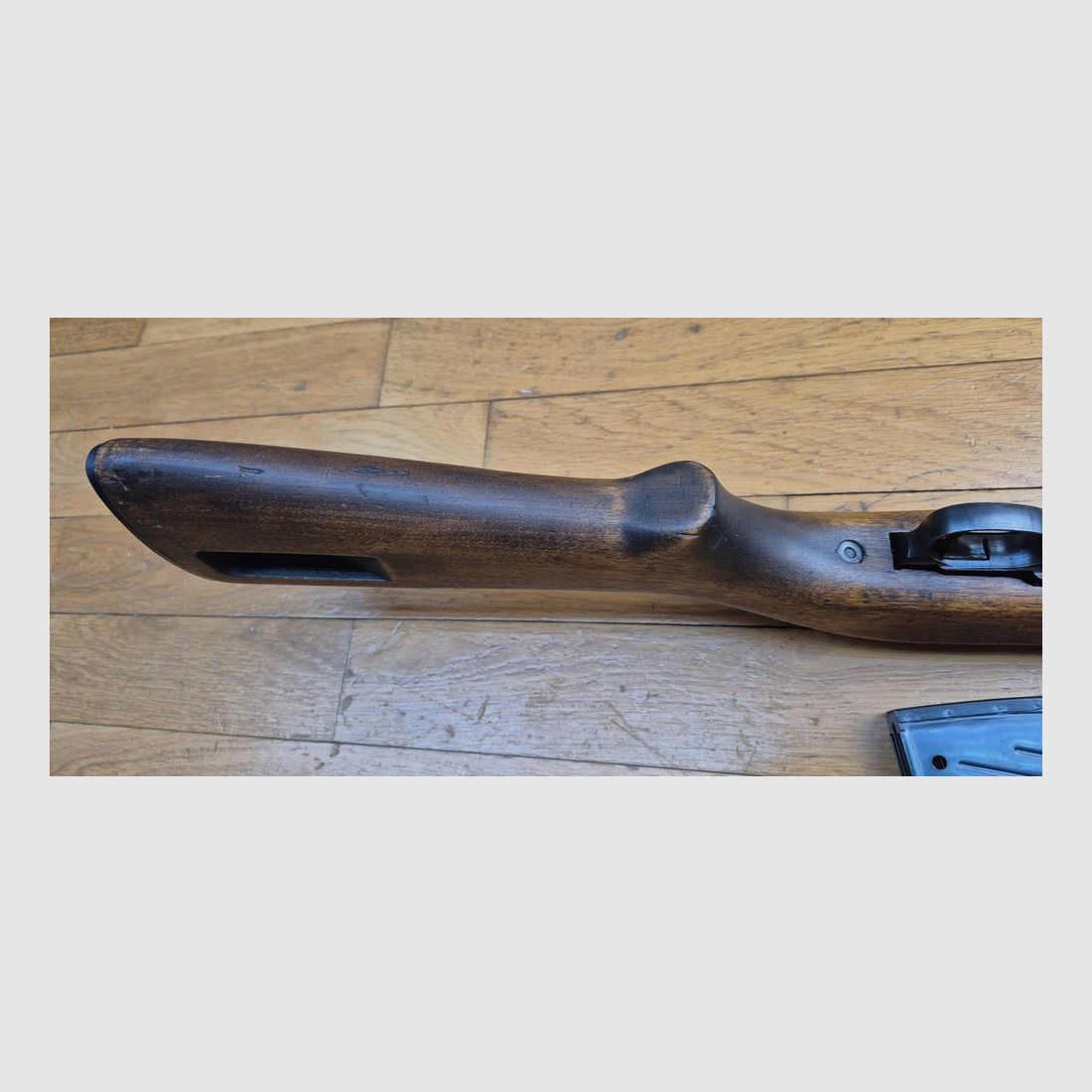 Sehr seltene USM2 Repetierbüchse – Die automatische Version (select-fire) der USM1 – Herstellung INLAND von 1945 – Originalkaliber .30 M1 (7,62×33) – Waffe Typ T4/M2, nicht aus einer umgebauten USM1 – Ausgezeichneter Zustand – TBE++ – Kriegsgerät Kategorie A2 – NUR EXPORT, Bild 13 von 41