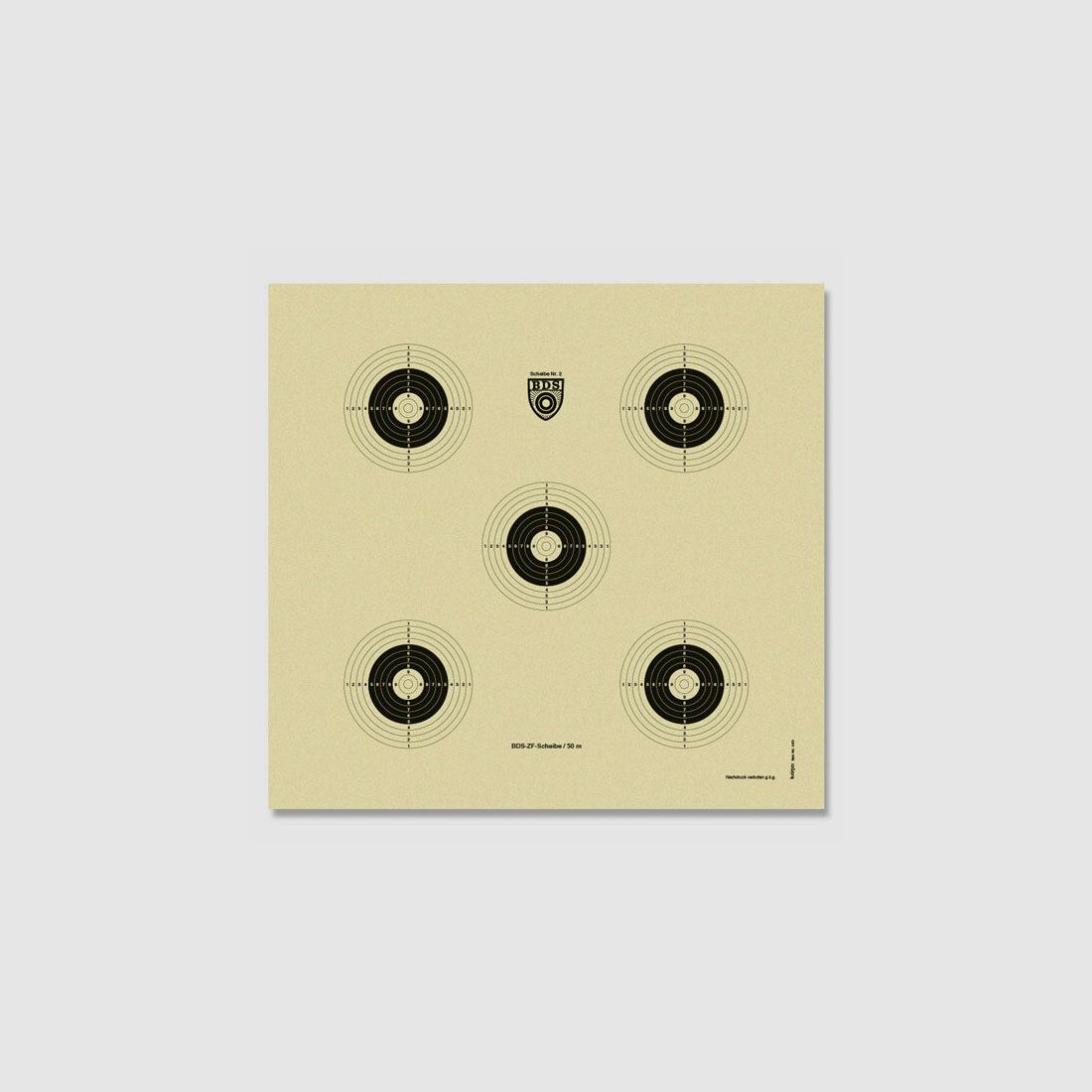 Krüger BDS ZF Cible 50m à100 55x52cm