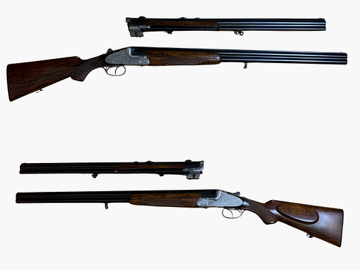 Fucile da caccia Merkel-Suhl cal. 16,7x65R con ottica Schmidt & Bender 3-12x50 e canna intercambiabile