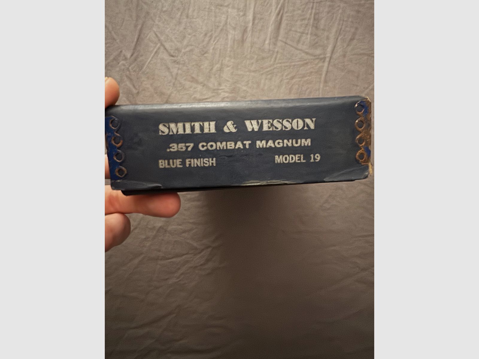 Smith&Wesson Combat Magnum Original Karton anni '60