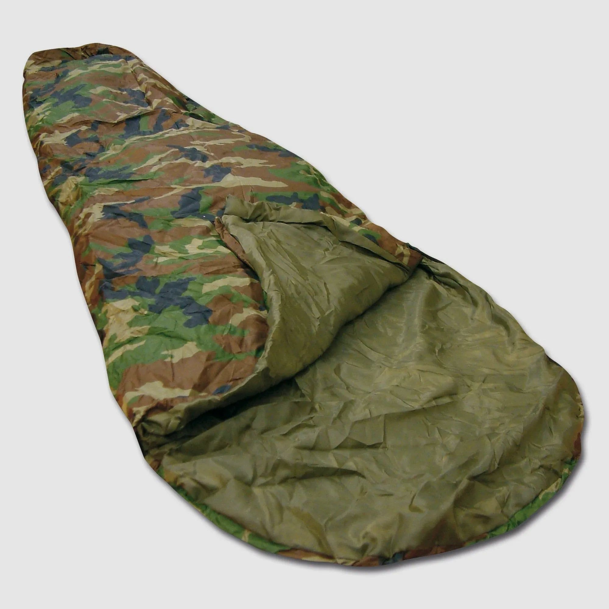 Mil-Tec Schlafsack Commando einfach woodland