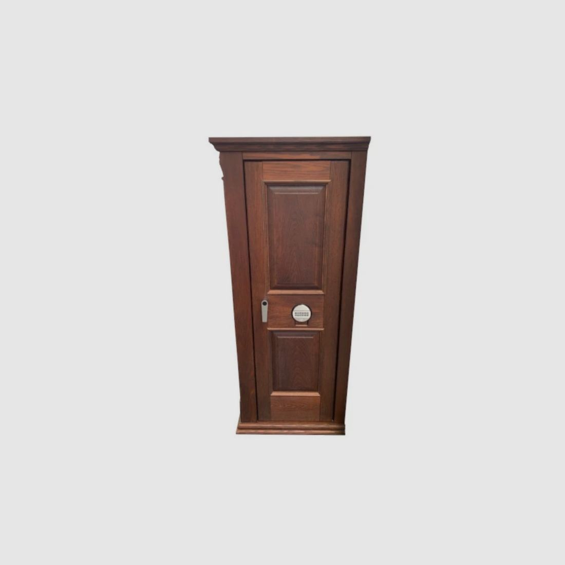 BLACK WEEK '25: Vitrinen-Waffenschrank Klasse 1 EN 1143-1 mit Echtholzverkleidung! Meisterwerk.