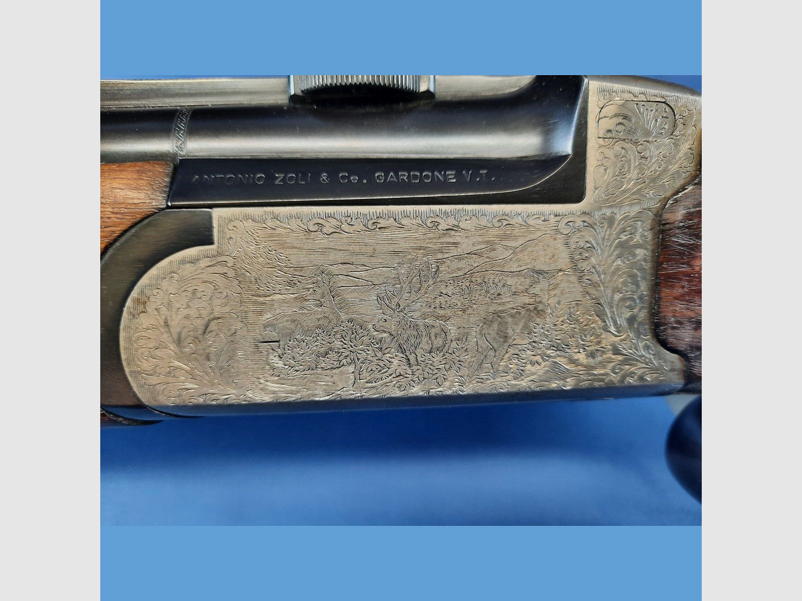 Bockbüchsflinte Antonio Zoli / Waffen Schmidt Graz Kal.16/70 und 6,5x57R mit Optik, Bild 2 von 7