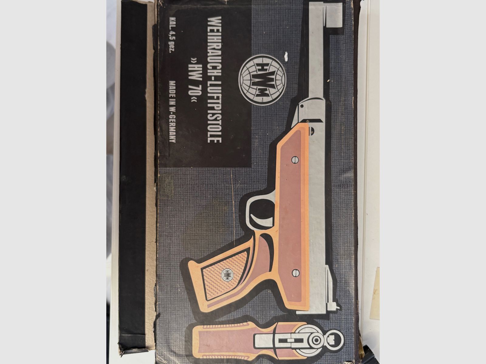 Weihrauch HW 70 – Pistolet pneumatyczny – f oznaczenie, stan średni