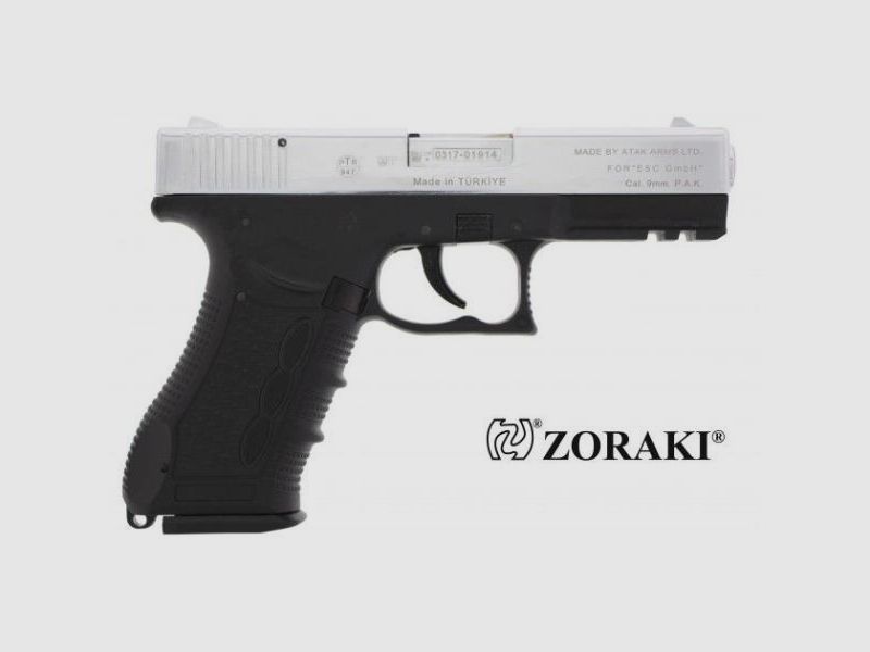 ZORAKI gas pistol (SRS) 917 chrome special edition cal. 9mm P.A.
