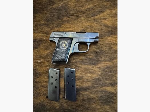 Pistola, Brünner Duo „Z“, 6,35 mm (Browning .25 ACP), pistola de bolsillo / pistola de bolsillo de chaleco