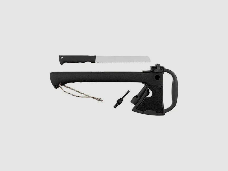 Fox Outdoor Fox Outdoor Axt Survival mit Nylonstiel und Scheide schwarz