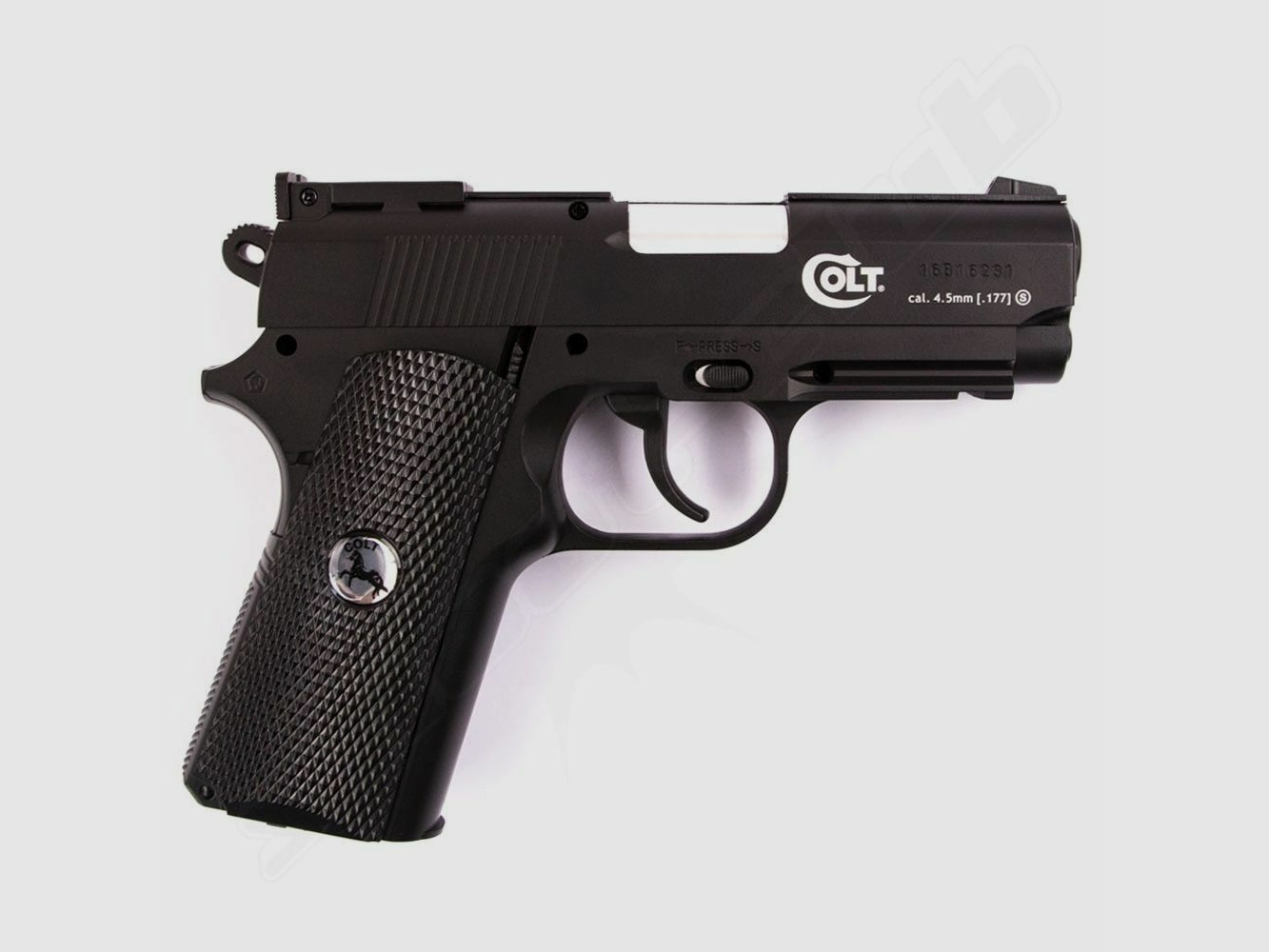 Colt Defender Pistola CO2 4,5mm BB in acciaio, nera