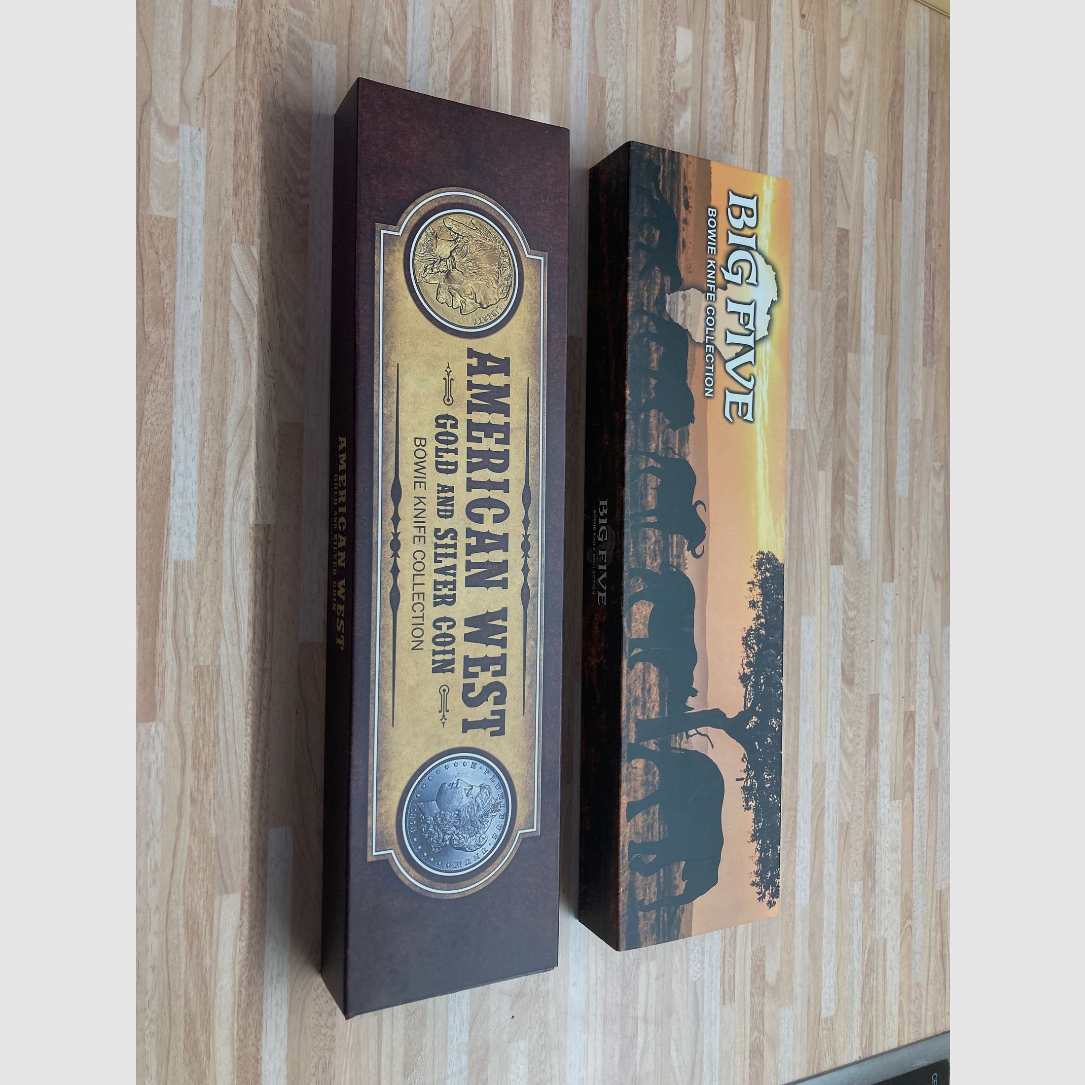 Dwa nowe noże kolekcjonerskie Bowie od American Mint