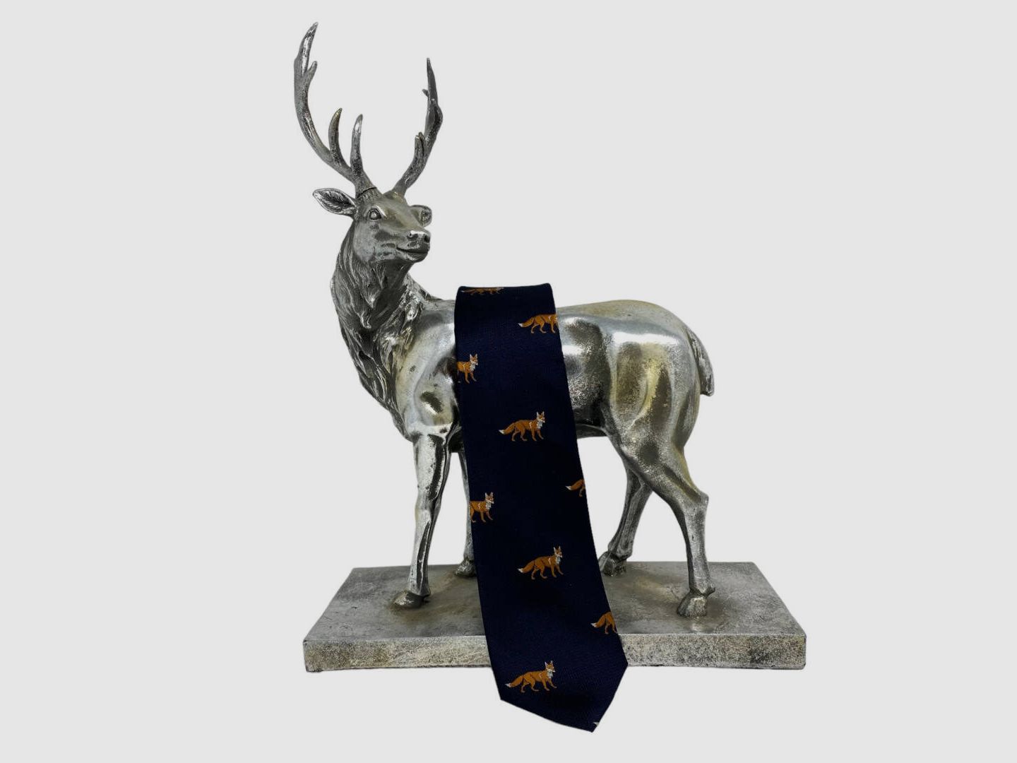 Portia Silk Tie Fox, image 3 of 3