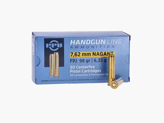 PRVI/PPU 7,62 Nagant FPJ 98 gr. - 50 Stk.