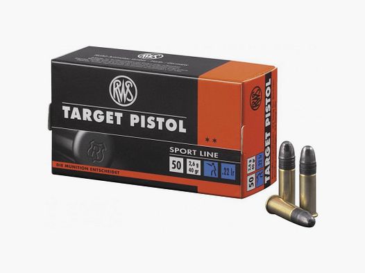 500 Rounds RWS Sport Line Pistol Cal. .22 LR