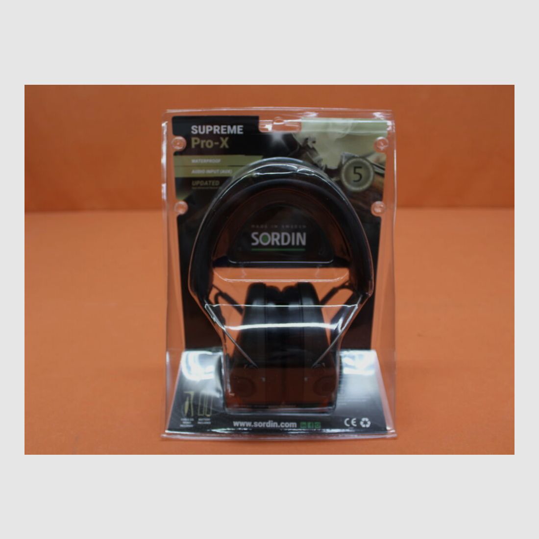 Sordin Sordin Supreme Pro-X cuffie antirumore verdi elettroniche/digitali, spegnimento automatico (75302-X/L-S)