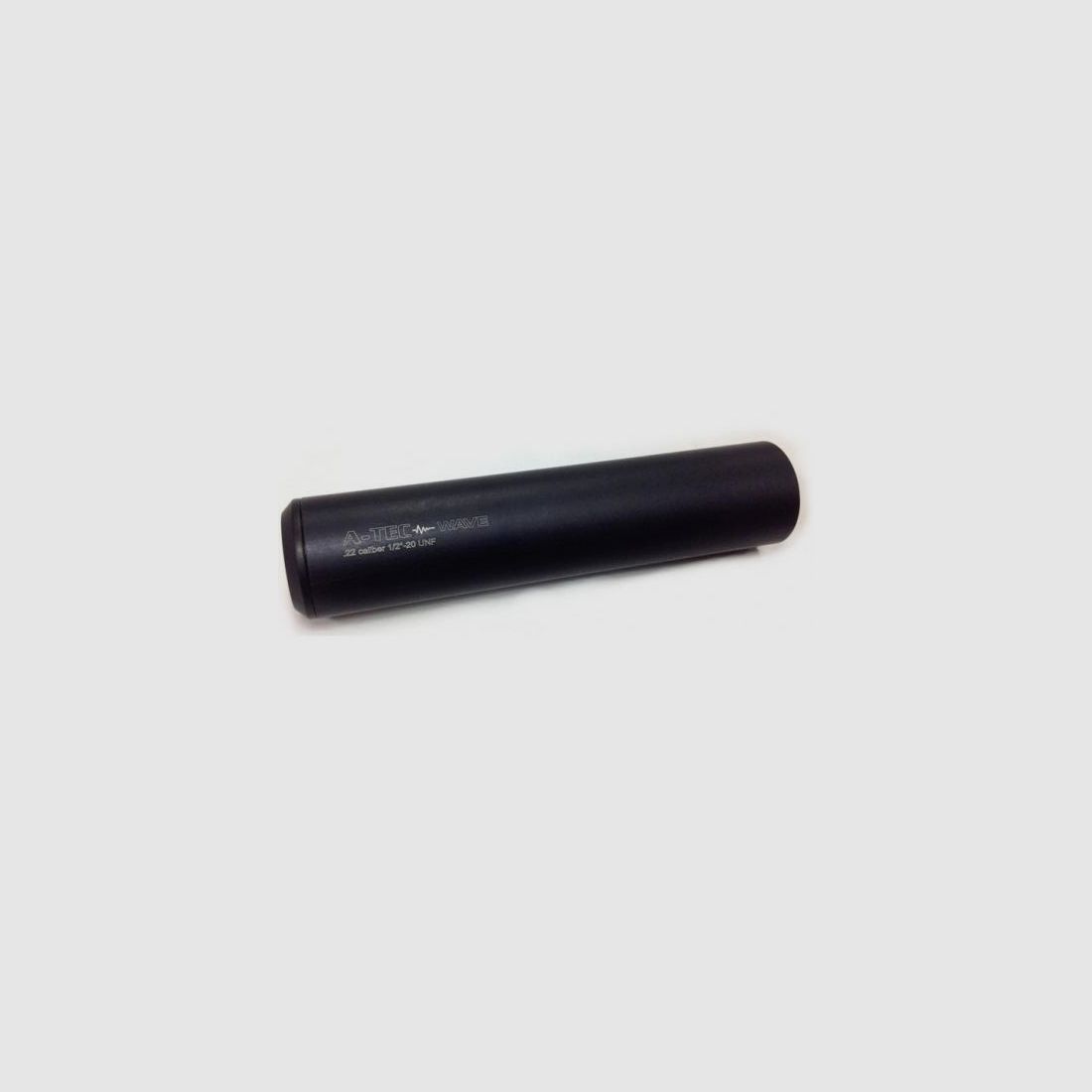 A-TEC " WAVE ALU " silenziatore ad alte prestazioni "F" per armi ad aria compressa cal. 4,5 & 5,5, filettatura 1/2"-20 UNF