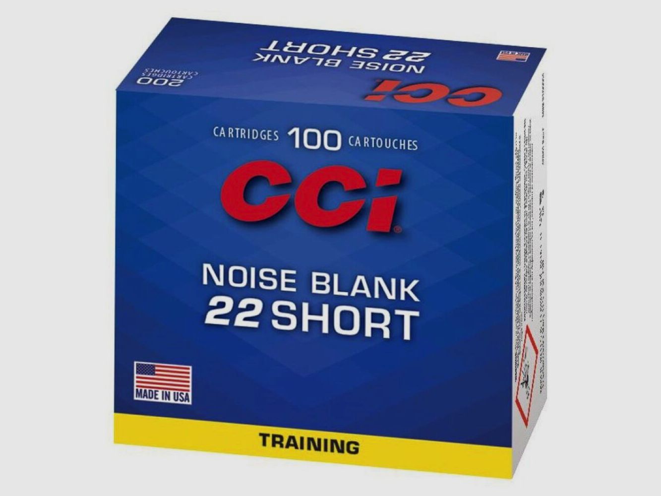 CCI Noise Blanks Bang 100 pz .22short, immagine 2 di 2