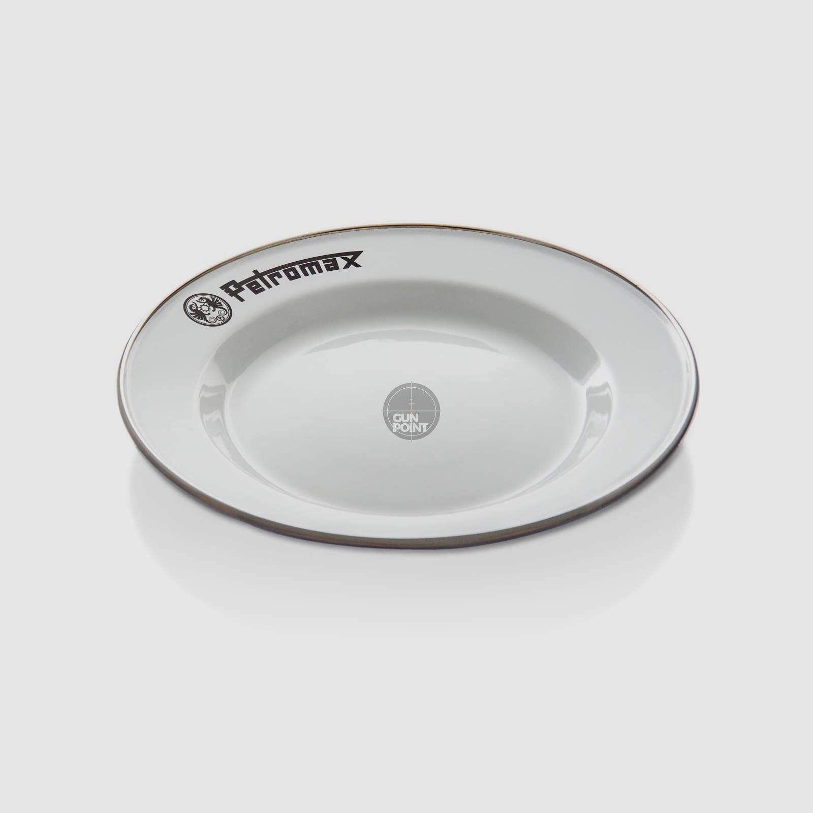 Petromax Emaille Teller wei 2 Stck (22 cm)