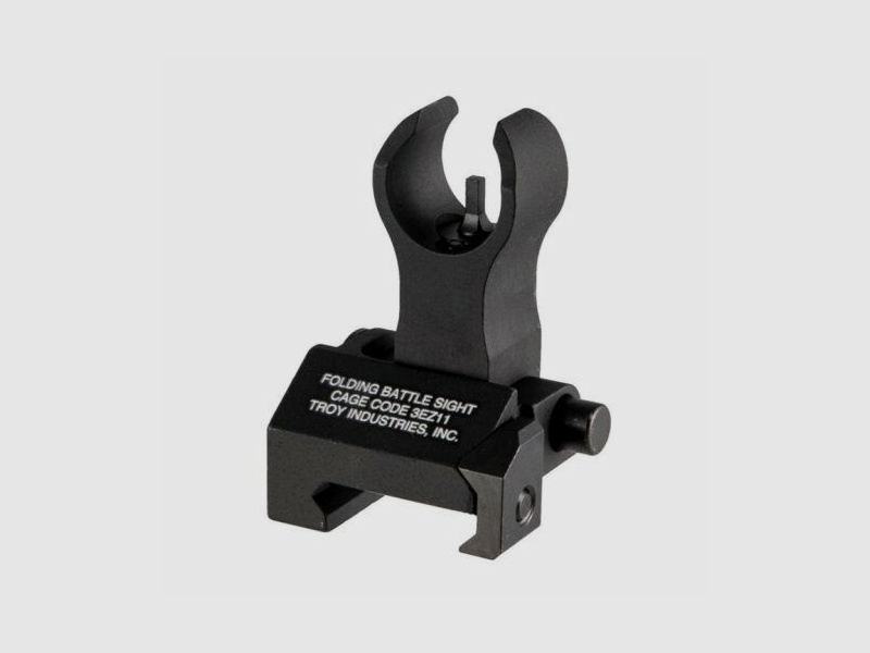 TROY HK Front Fold Gas Block Mounted Sight Black