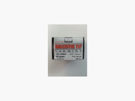 NOSLER BALL TIP GESCHOSSE C 22 GR 55