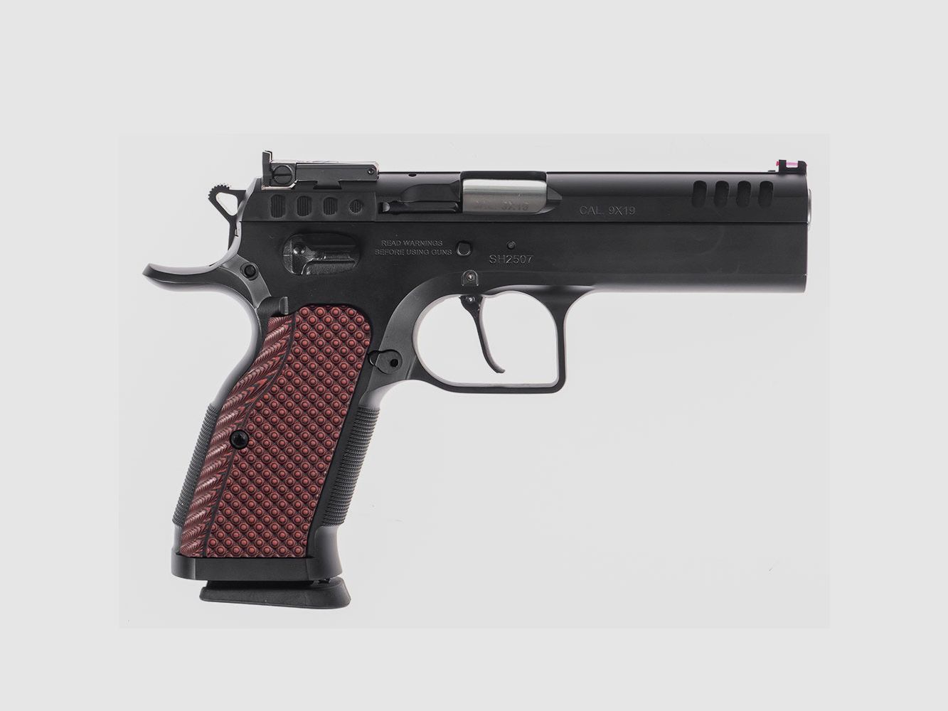TANFOGLIO Stock 9×19 Schwarz – Evolution 2025, Bild 2 von 3
