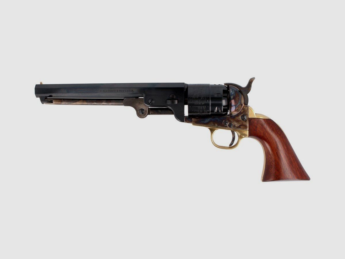 Pietta 1851 Colt Navy Yank revolver in acciaio .44, immagine 1 di 5