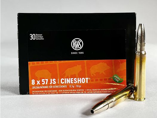 RWS CINESHOT 8 x 57 IS 1 opakowanie (30 strzałów po 1,096 €*)