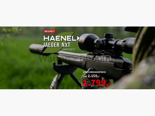 HAENEL Repetidor de cerrojo recto Jaeger NXT Composite