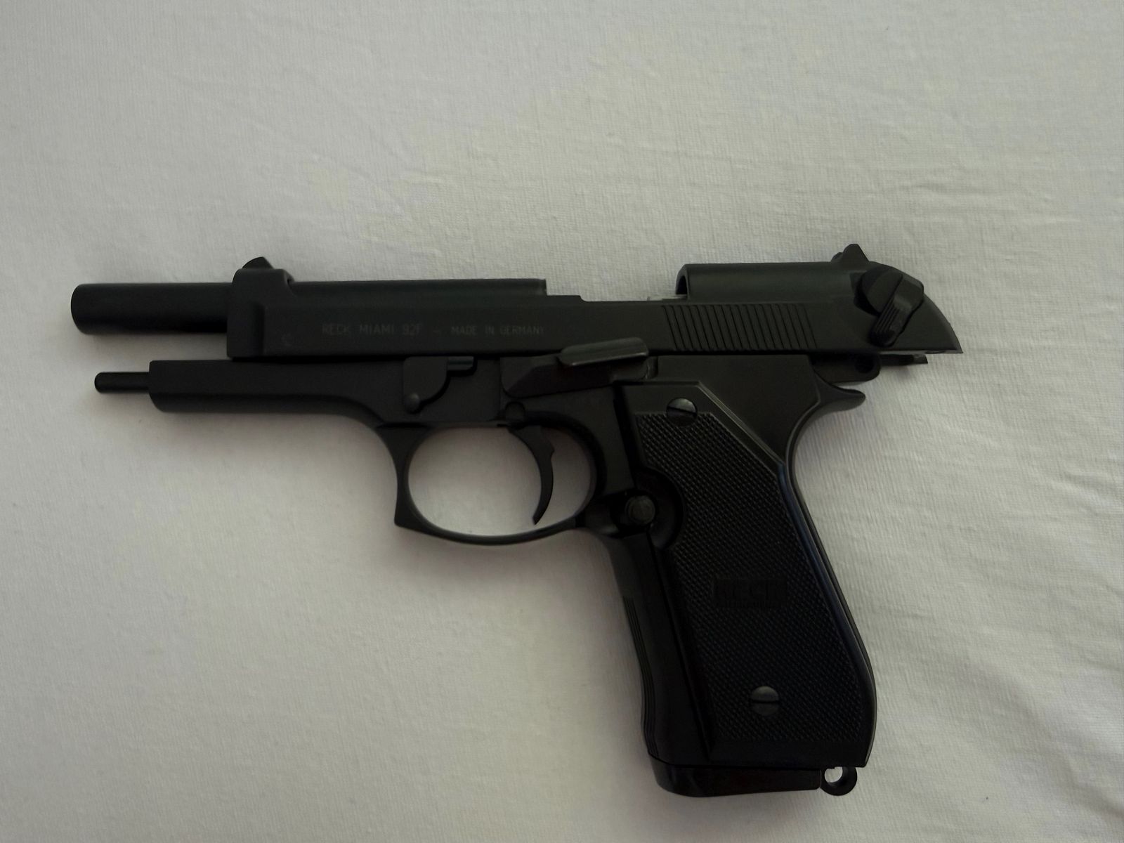 Reck Miami 92F 9mm P.A.K. – Super stato in set completo (Beretta 92 replica)