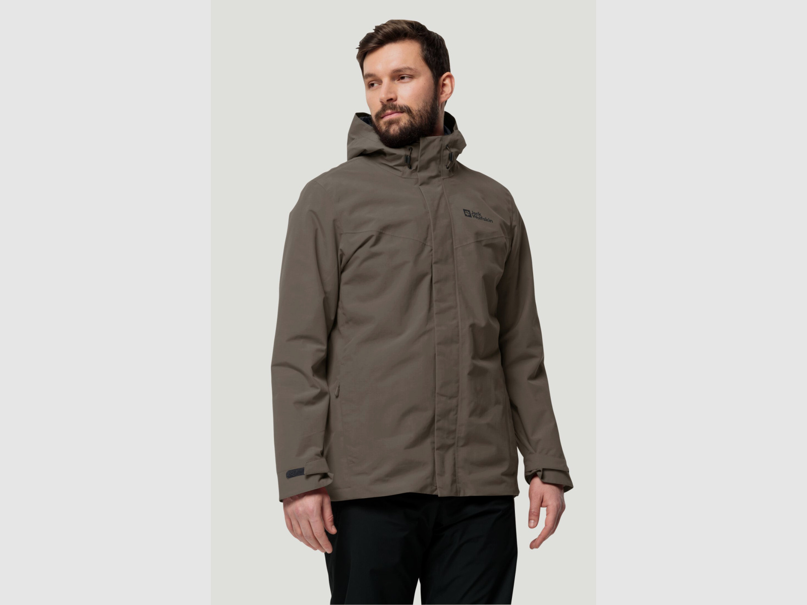 JACK WOLFSKIN Altenberg 3in1 Jacke M Cold Coffee