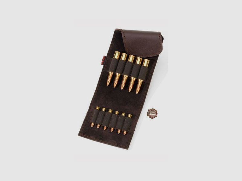 AKAH Patronenetui aus Pull-Up Leder
